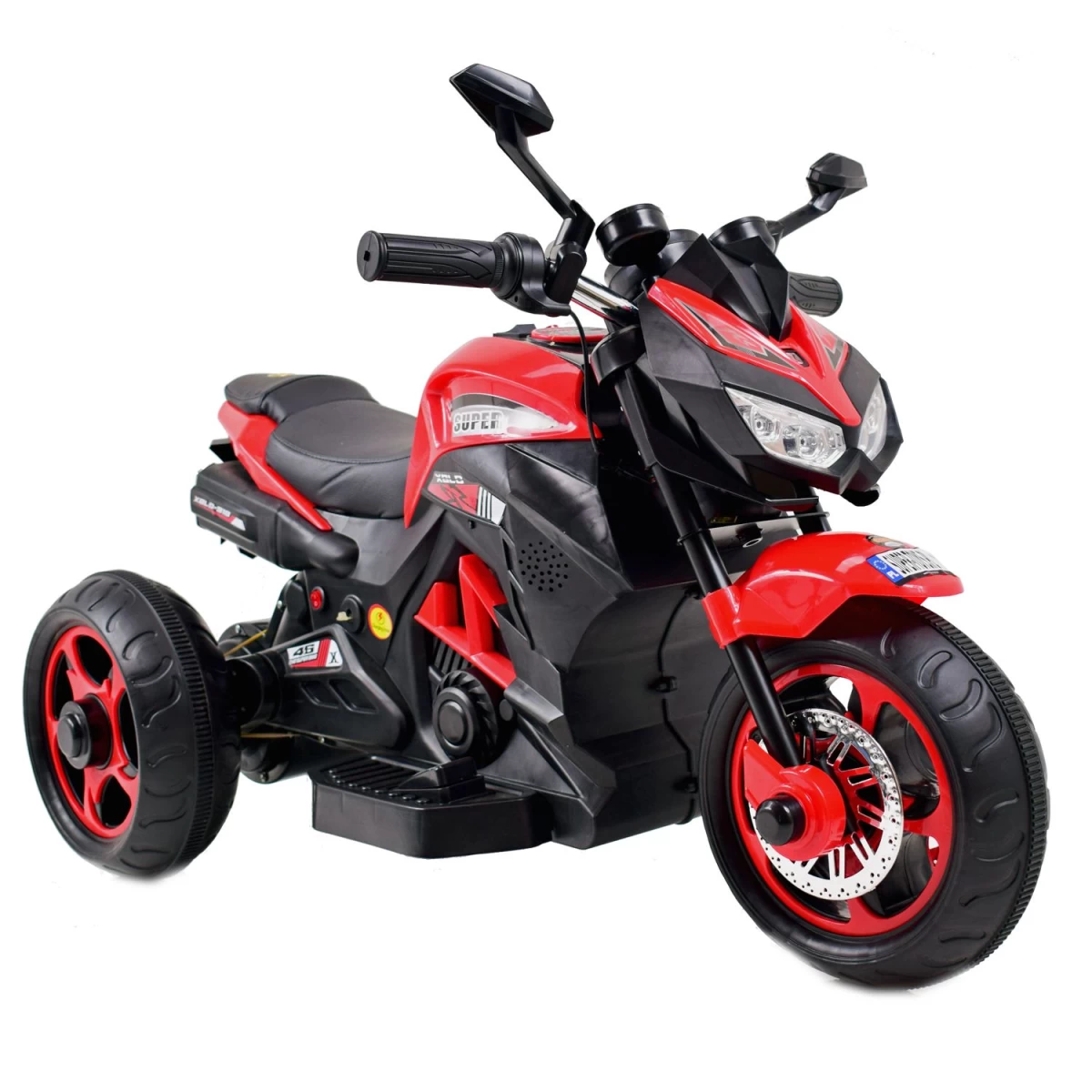 3 Ratų Motociklas Xbld Super 46 Su Išmetimo Sistemos Imitacija, Minkšta Sėdyne, Dujomis Rankenoje/xbld918 3 Ratų Motociklas Xbld Super 46 Su Išmetimo Sistemos Imitacija, Minkšta Sėdyne, Dujomis Rankenoje/xbld918