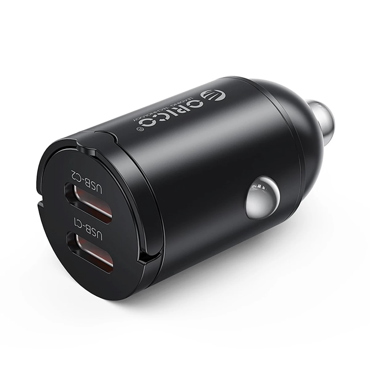 30 W Usb-c Automobilinis įkroviklis – Juodas