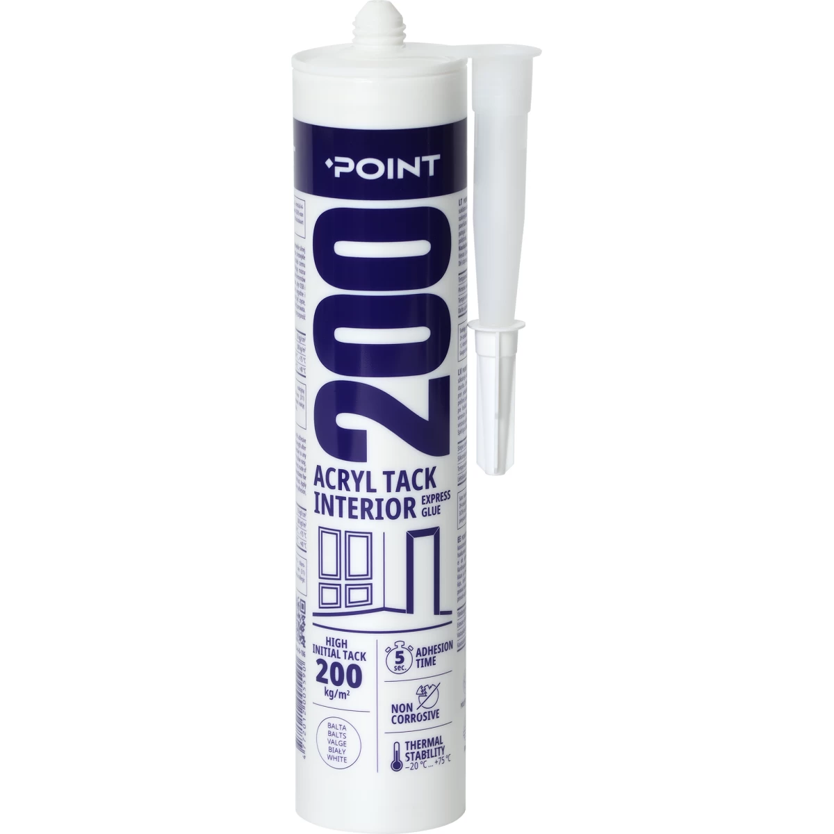 300ML KLIJAI APDAILOS ELEMENTAMS IR OSB POINT 200 ACRYL TACK 300ML KLIJAI APDAILOS ELEMENTAMS IR OSB POINT 200 ACRYL TACK