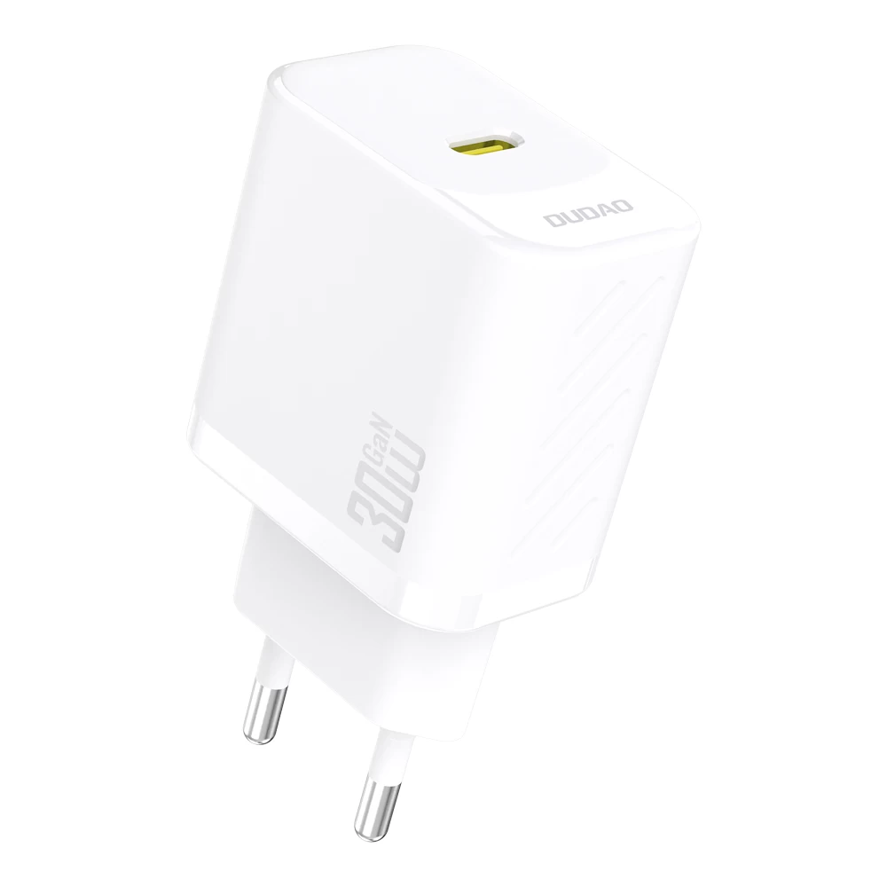 30w Pd Gan Usb-c Greitasis įkroviklis - Baltas