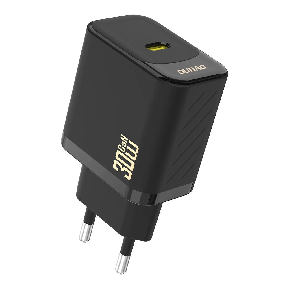 30w Pd Gan Usb-c Greitasis įkroviklis - Juodas