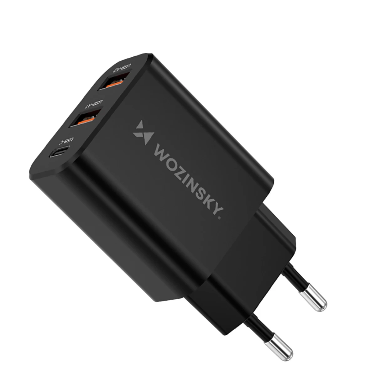30w Usb-c 2x Usb-a Tinklo įkroviklis - Juodas