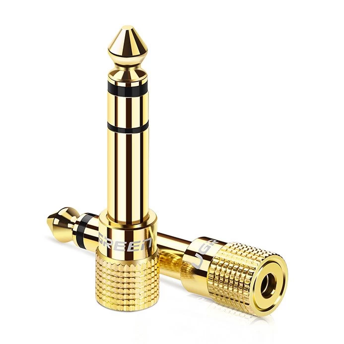 3,5 Mm Mini Lizdo Adapteris į 6,3 Mm Auksinį Lizdą 3,5 Mm Mini Lizdo Adapteris į 6,3 Mm Auksinį Lizdą