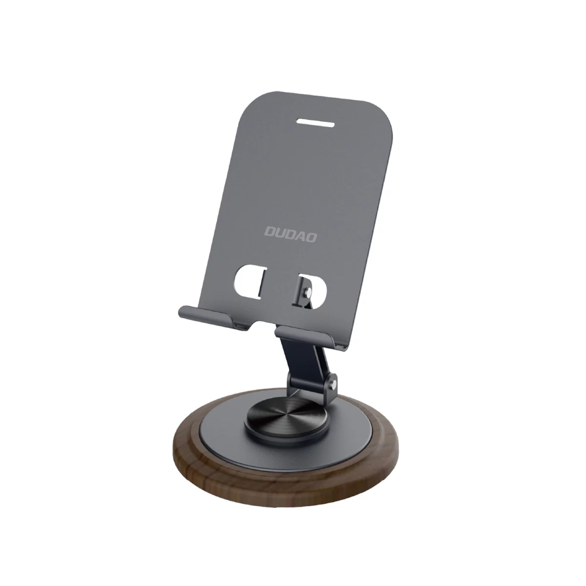 360 Laipsnių Metalinis Telefono Stovas - Pilkas