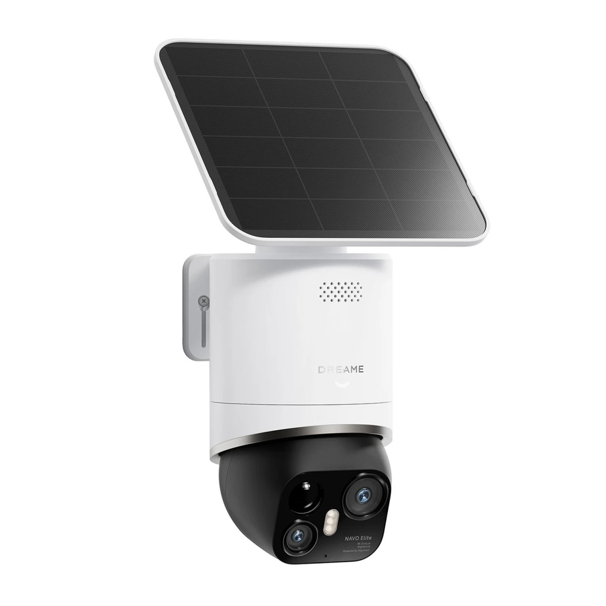 360° Lauko Kamera Su Saulės Baterija, 4k, 8 Mp, 2,4 Ghz, „wi-fi“, 13 000 Mah – Balta