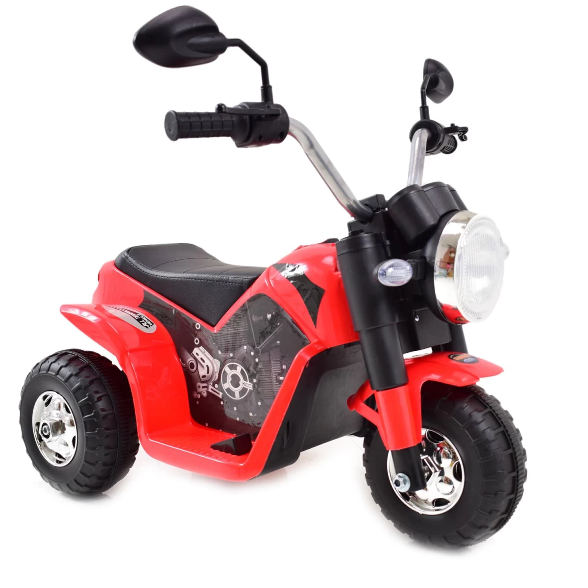 Chopper Motociklas - Pirmasis Kūdikio Motociklas, Minkšta Sėdynė/jc916