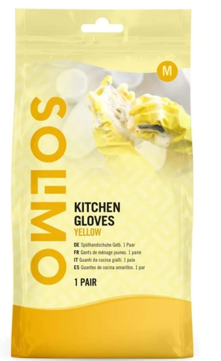 (de) Solimo, Virtuvės Pirštinės Geltonos, M, 1 Pora (vokietijos Produktas)