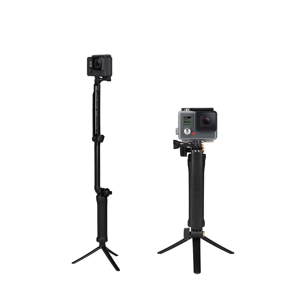 3in1 Rankena Selfie Stick Trikojis Monopodas Gopro Kamerai