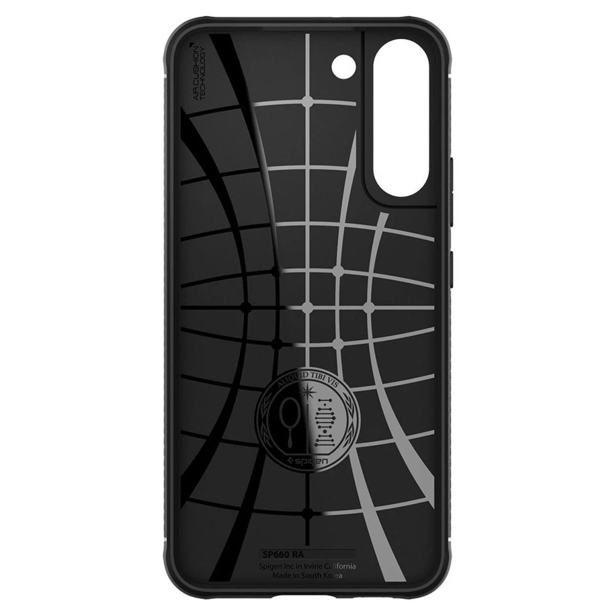 Spigen Rugged Armor Dėklas Samsung Galaxy S22 - Matinės Juodos Spalvos