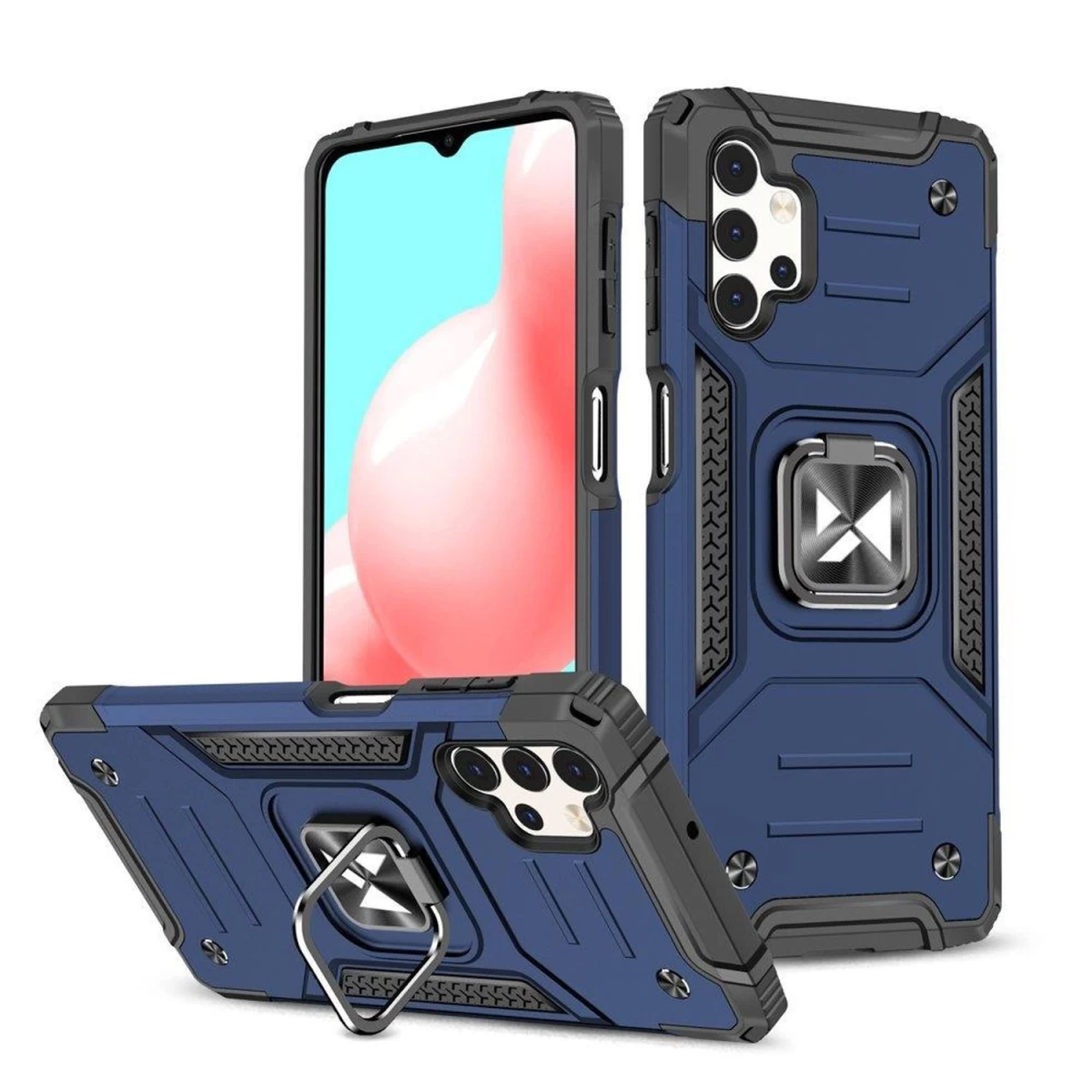 Wozinsky Ring Armor Hibridinis šarvuotas Dėklas + Magnetinis Laikiklis Samsung Galaxy A73 Mėlynas Wozinsky Ring Armor Hibridinis šarvuotas Dėklas + Magnetinis Laikiklis Samsung Galaxy A73 Mėlynas