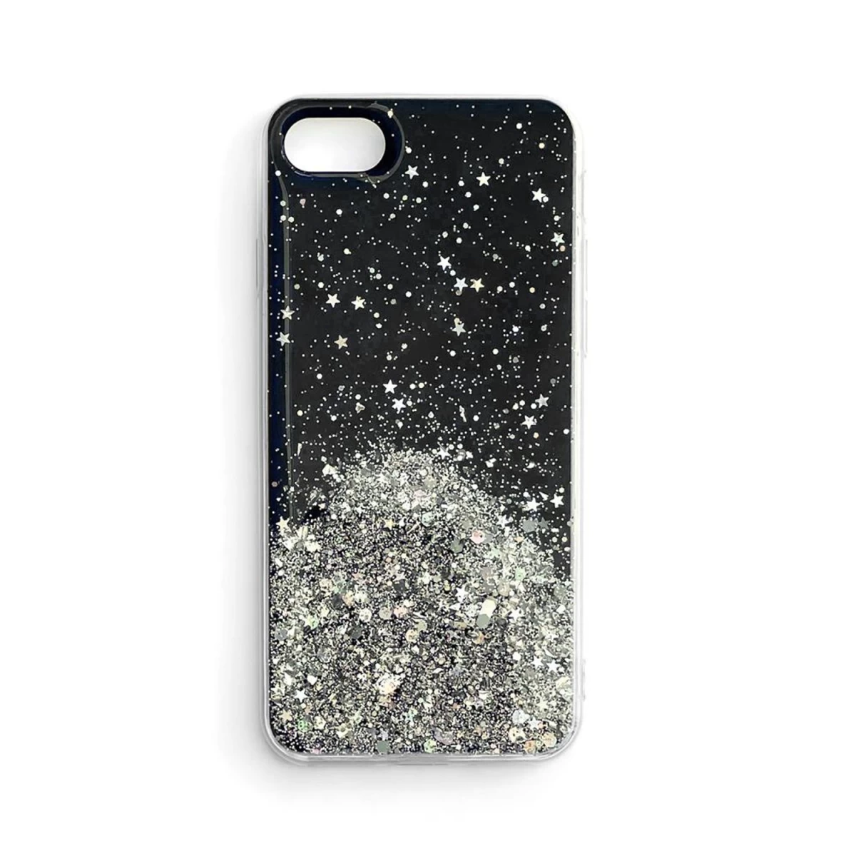 wozinsky Star Glitter Blizgus Dėklas Iphone 12 Mini Juodas