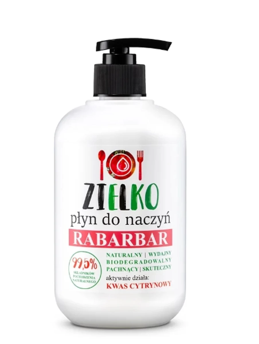 Zielko Rabarbarų Indų Plovimo Skystis, 500 Ml.
