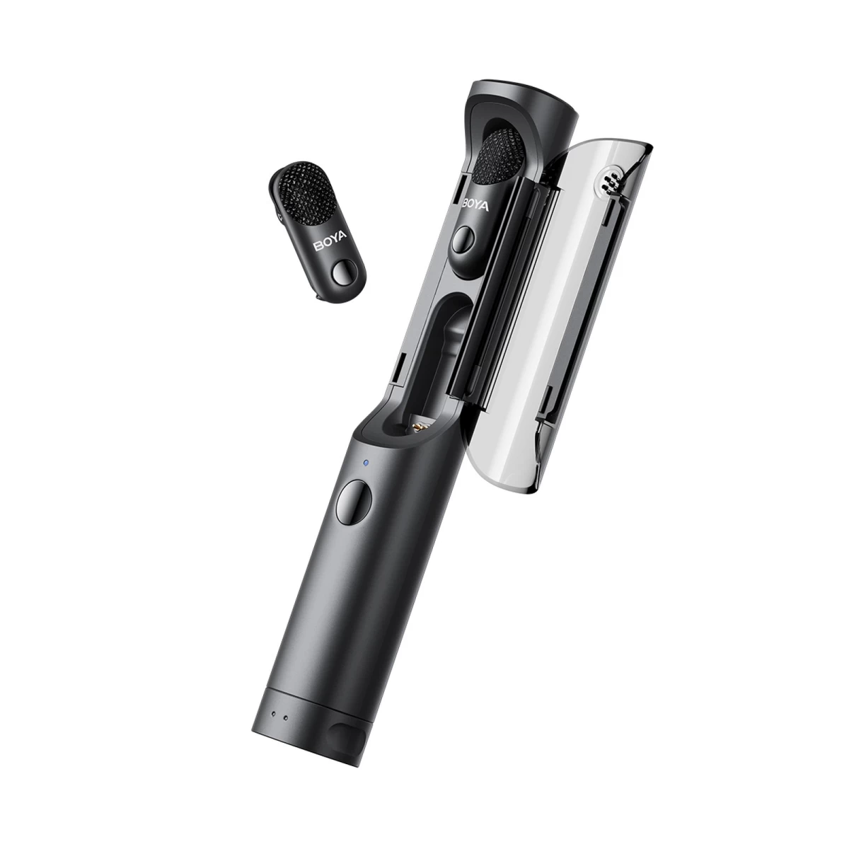 4-in-1 2,4 Ghz 2,4 Ghz Usb-c Belaidžio Mikrofono Rinkinys Magic-03 - Juodas