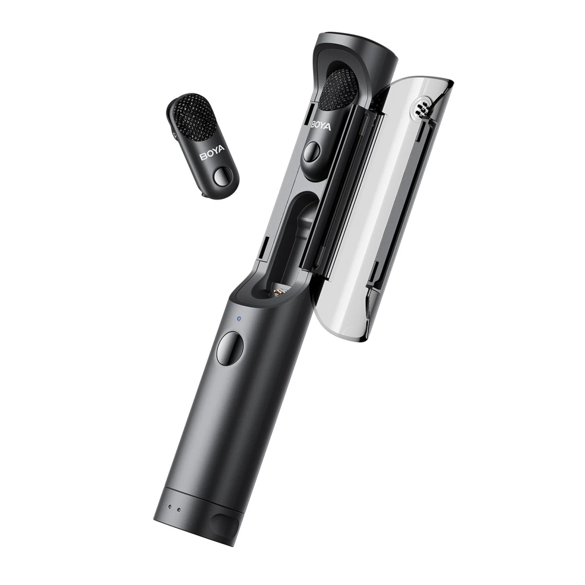 4-in-1 2,4 Ghz 2,4 Ghz Usb-c Belaidžio Mikrofono Rinkinys Magic-05 - Juodas