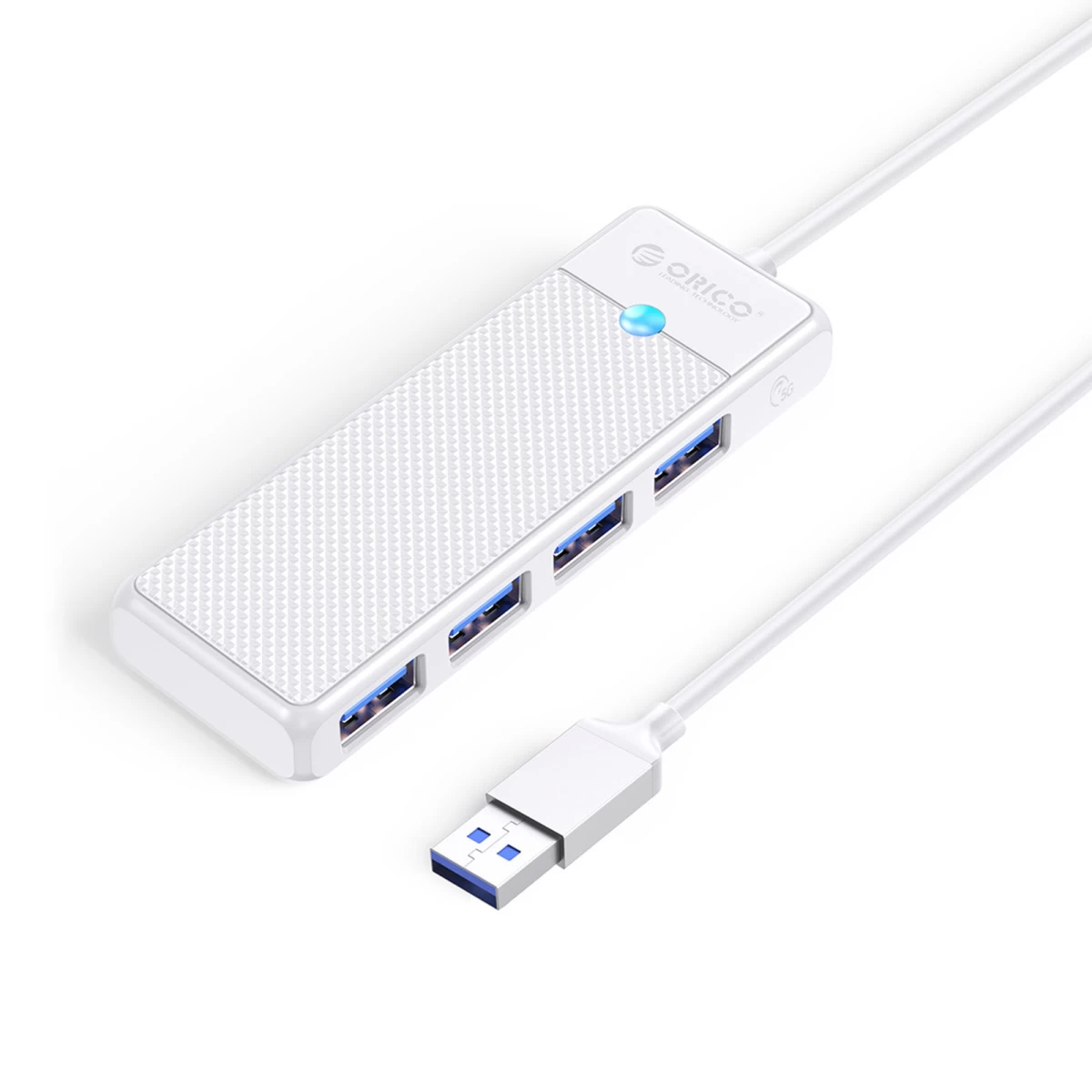 4 Prievadų Usb-a šakotuvas, 0,15 M – Baltas