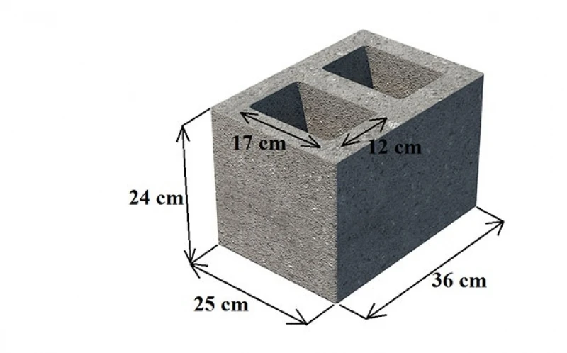 Betoninis ventiliacinis blokelis HAUS VB-2