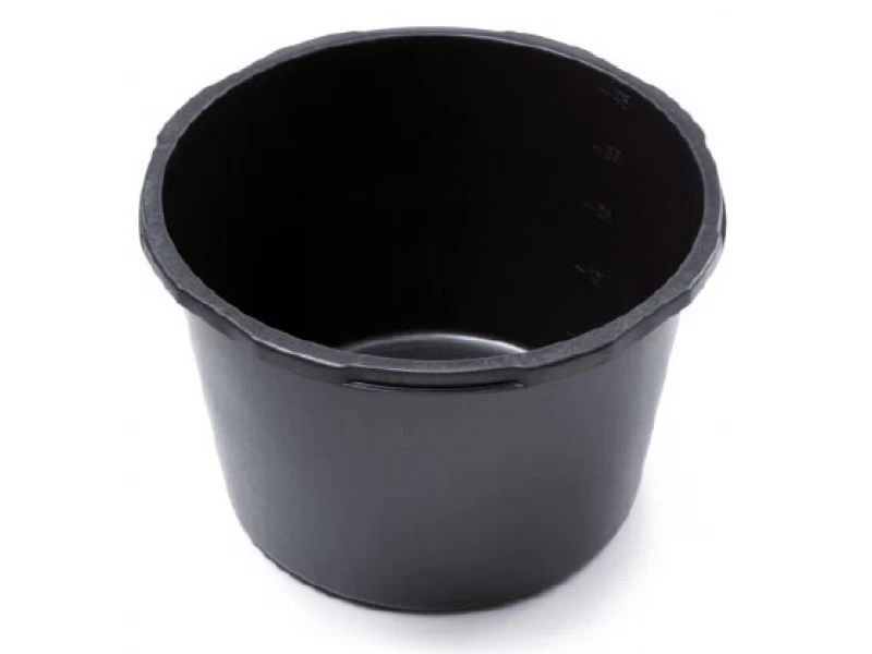 45L VONELĖ IKO45 APSKRITA PLAST. JUODA