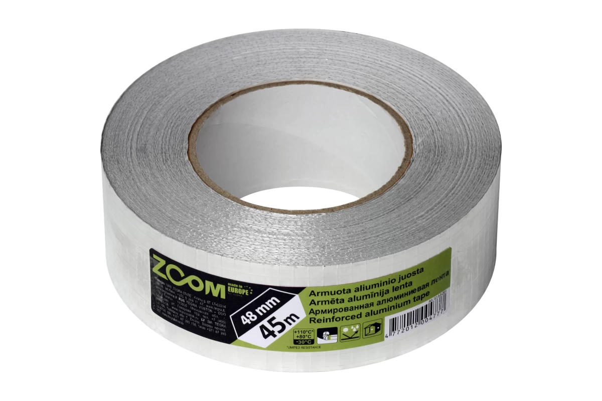 48mm x 45m ARMUOTA ALIUMINIO JUOSTA ZOOM