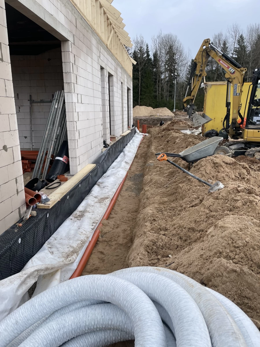 Drenažas, lietaus nuotekų nuvedimo sistemos