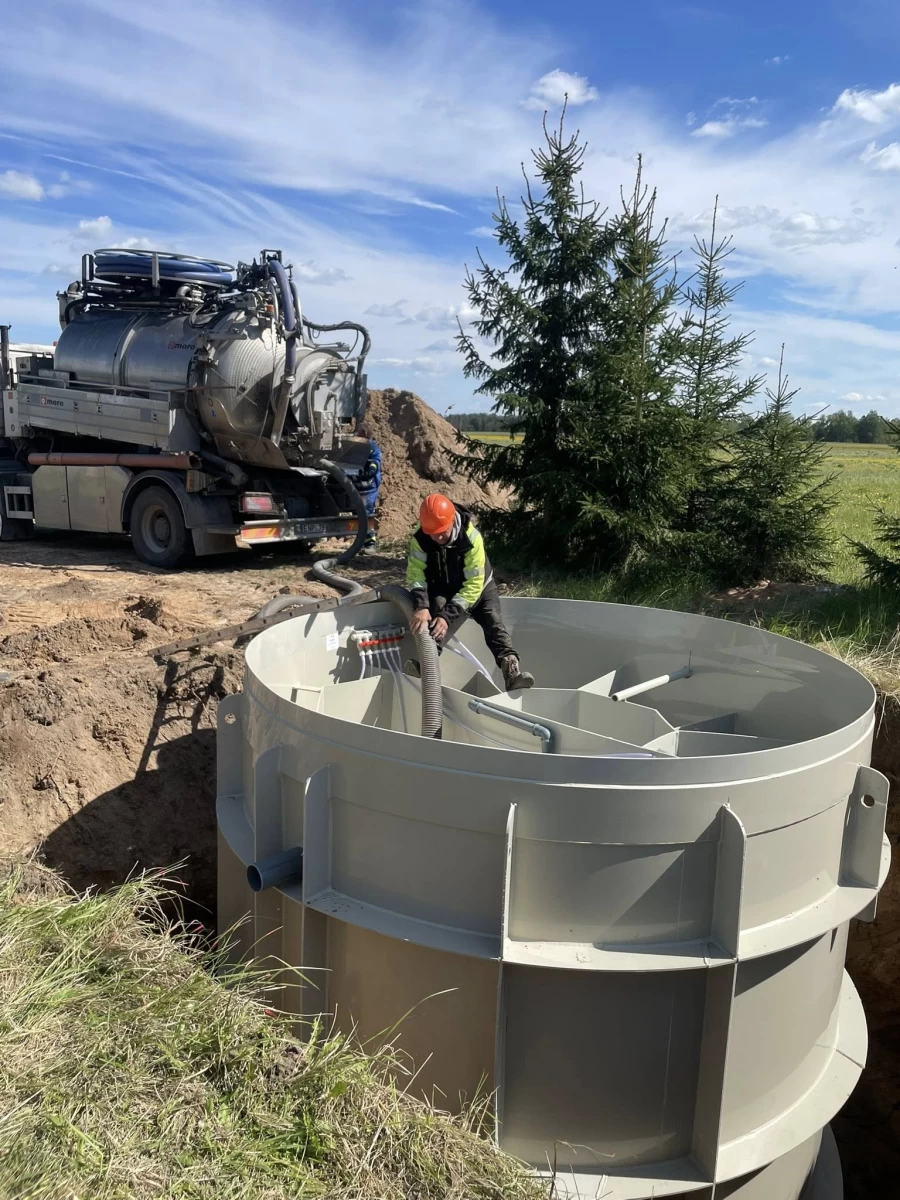 Nuotekų valymo įrenginių montavimas, servisas
