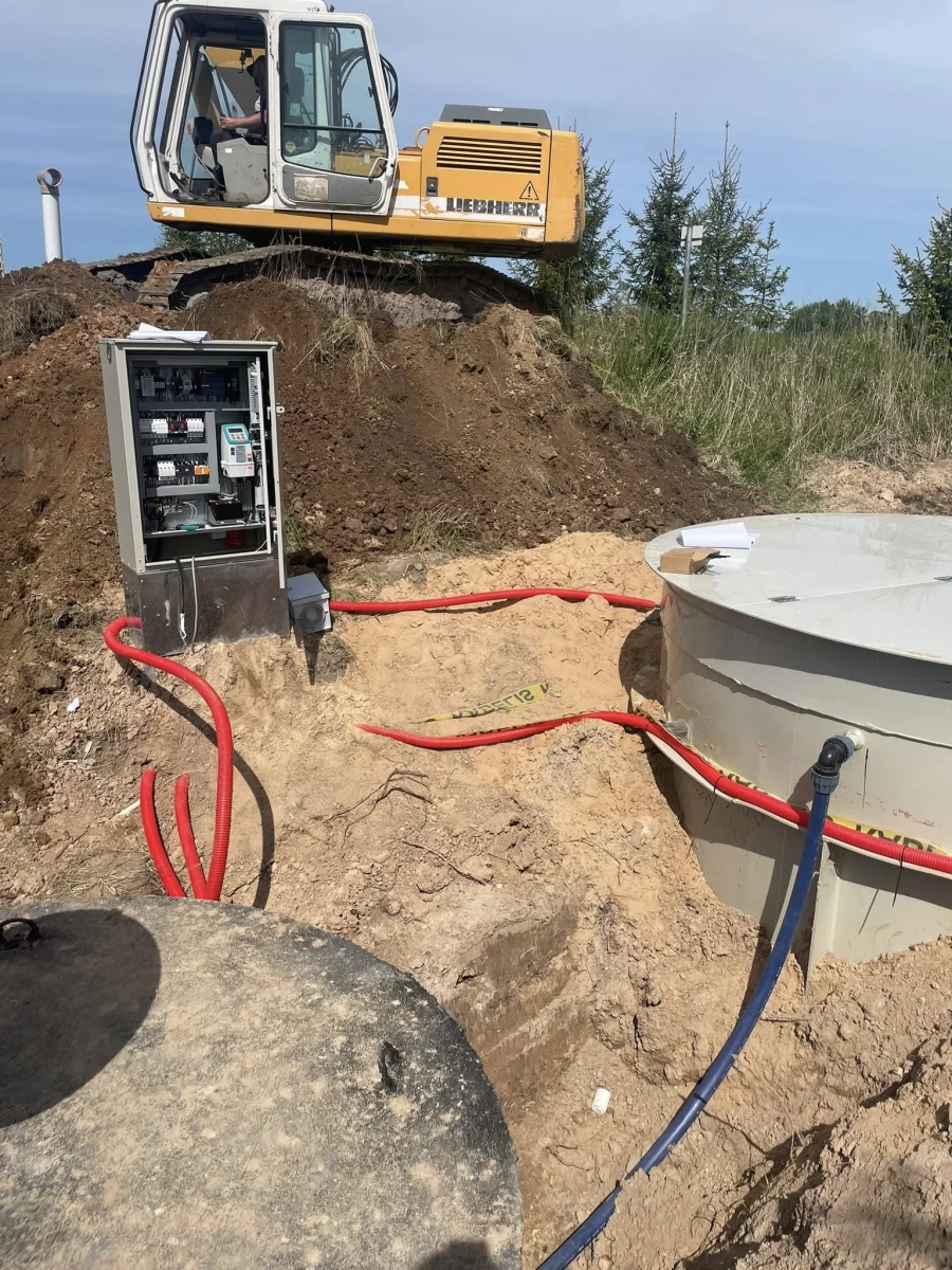 Nuotekų valymo įrenginių montavimas, servisas