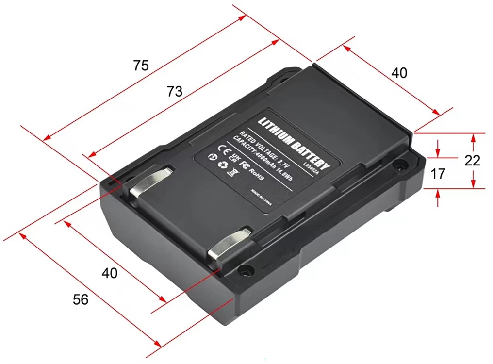4D serijos savaime išsilyginančio lazerio baterija | YT-30419 4000Mah (YT-30420)