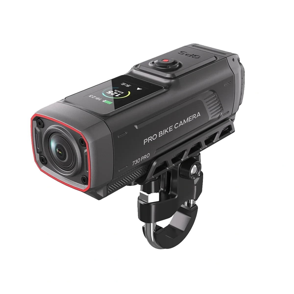 4k Sportinė Vaizdo Kamera, Montuojama Ant Dviračio Ar Motociklo Vairo, Modelis 730pro – Juoda