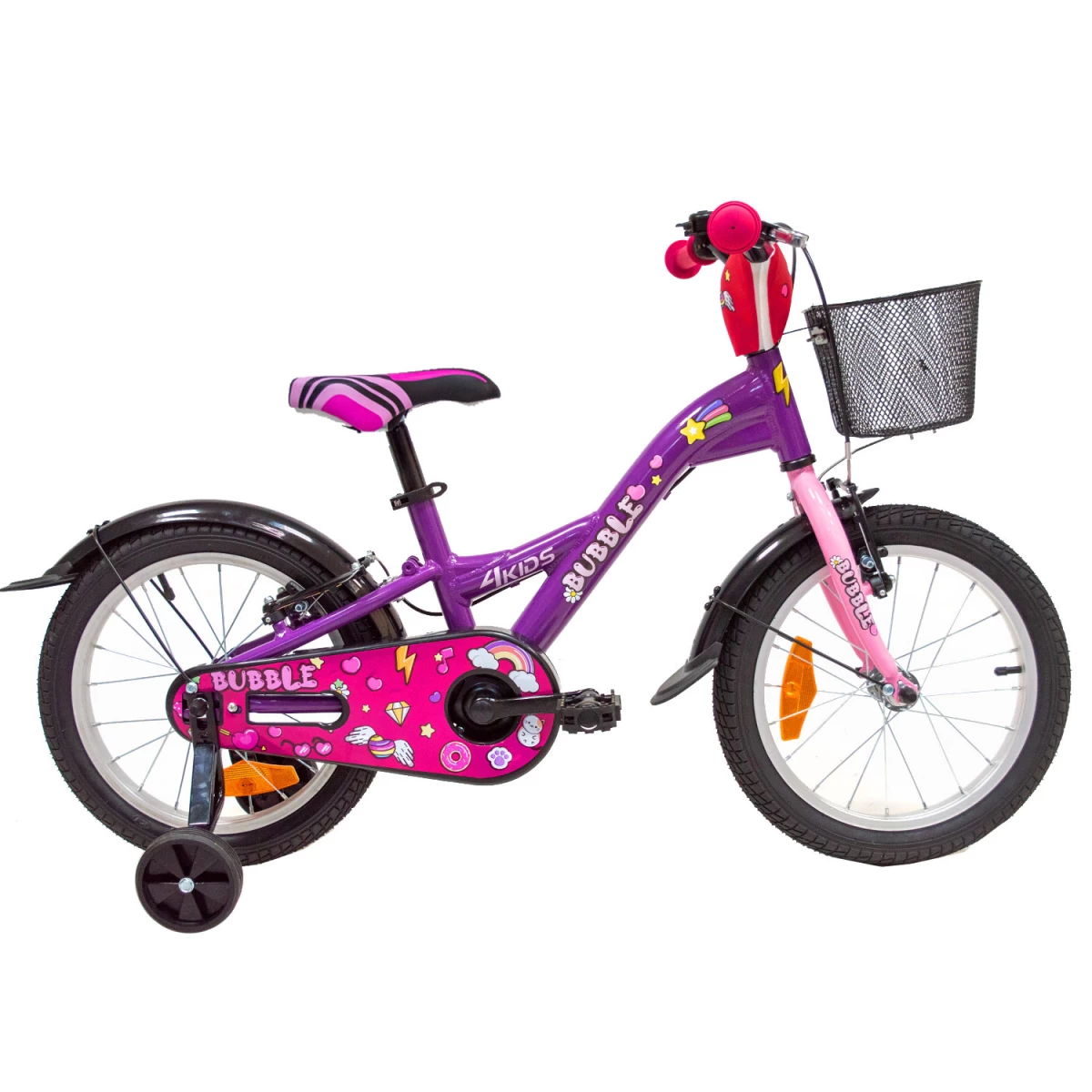 4KIDS Bubble 16 dydis 10 (25.5 cm) (aliuminis, violetinė)