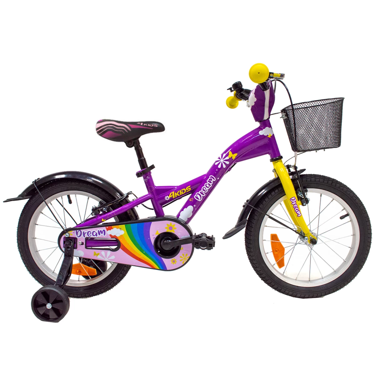 4KIDS Dream 16 dydis 9.5 (24 cm) (plieninis, violetinė)
