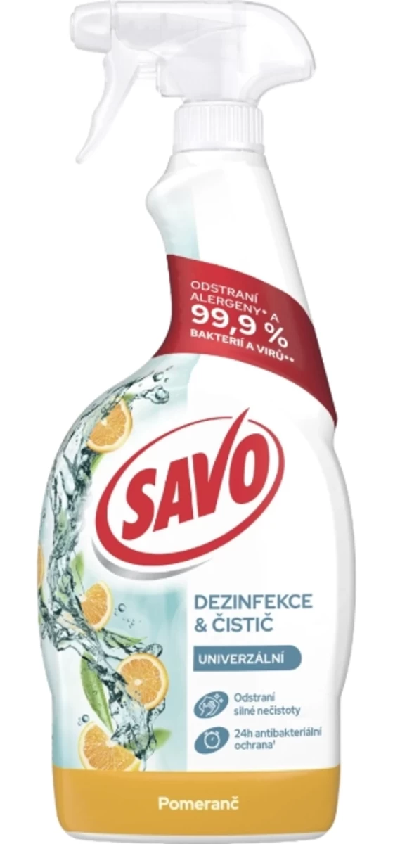 savo Universalus Dezinfekcinis Purškiklis, Apelsinų Ir Citrinžolių, 700 Ml