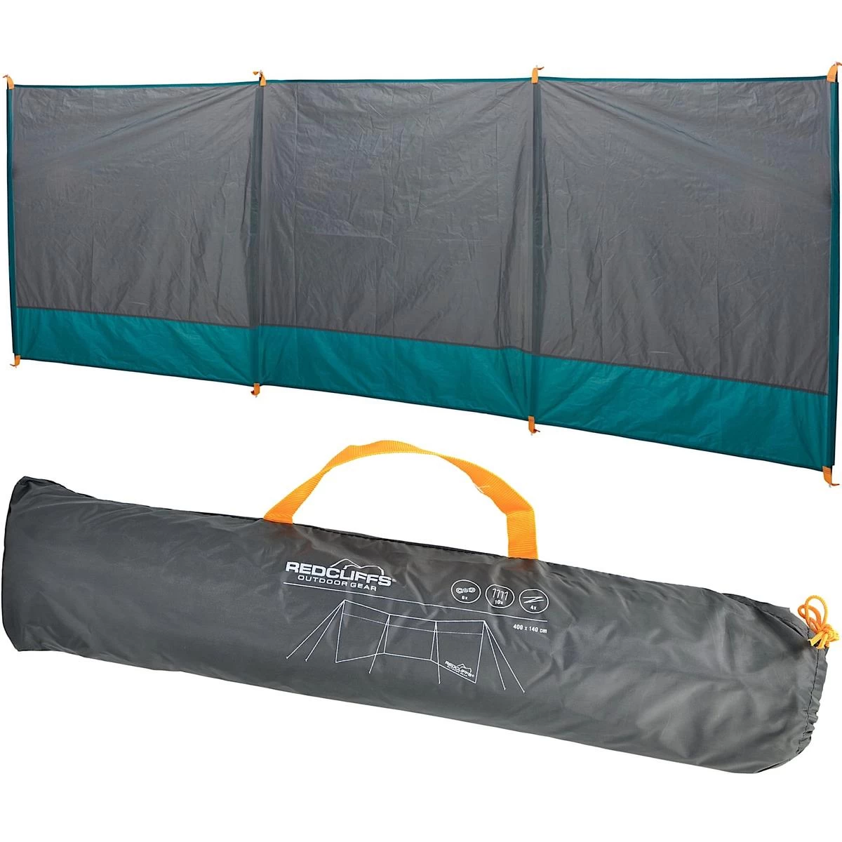 4x1,4 M Ekranas Nuo Saulės Su Pilku Dangčiu Redcliffs