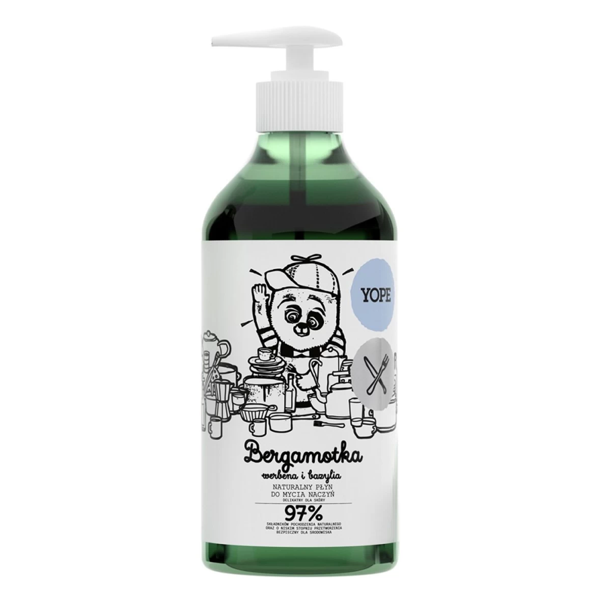 Yope Natural Bergamot Indų Plovimo Skystis, 750 Ml