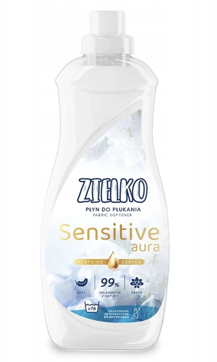 Zielko Sensitive Aura Skalavimo Skystis Baltas, 1,52 L