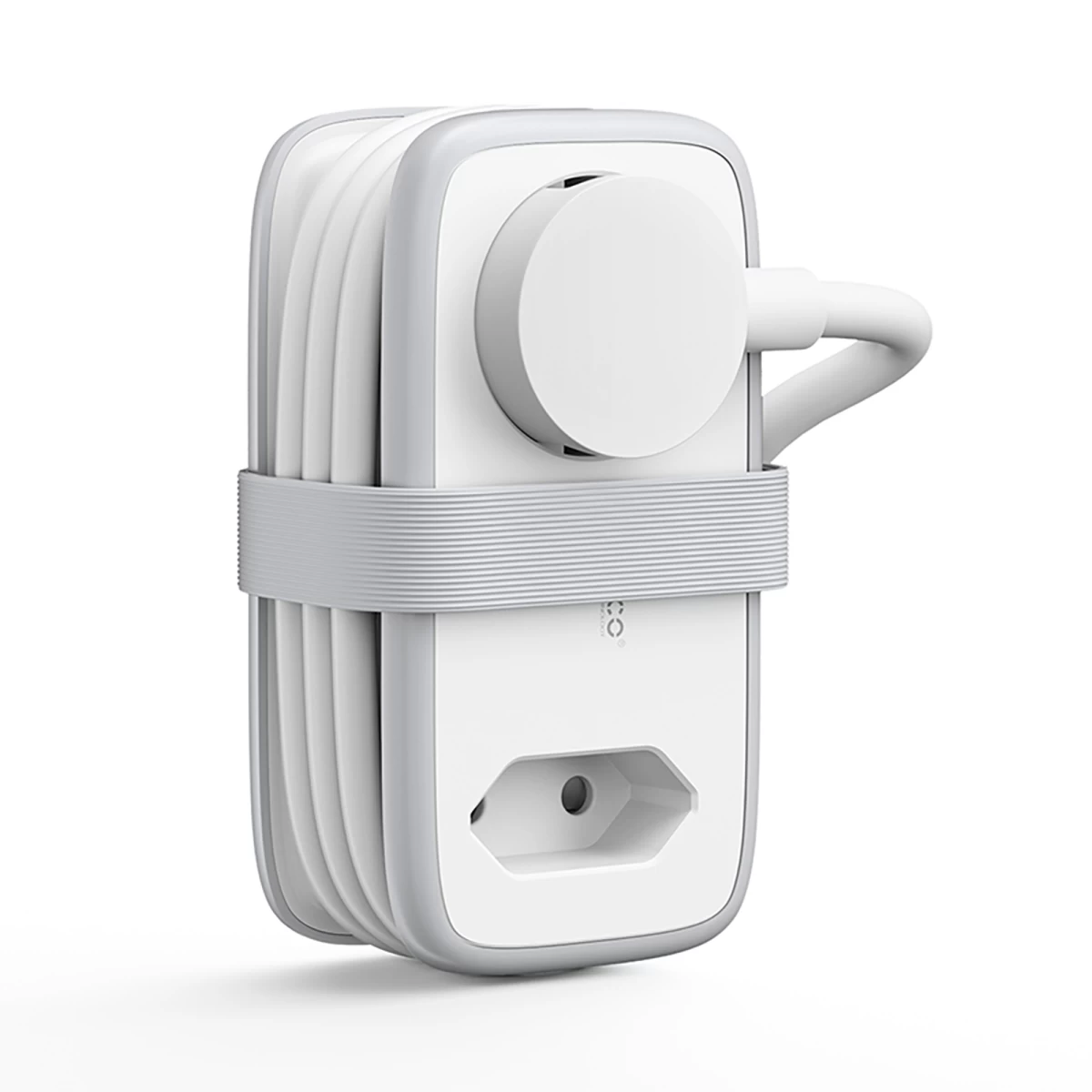 5-in-1 Maitinimo Juosta Ac Usb-a Usb-c 15,5 W – Balta