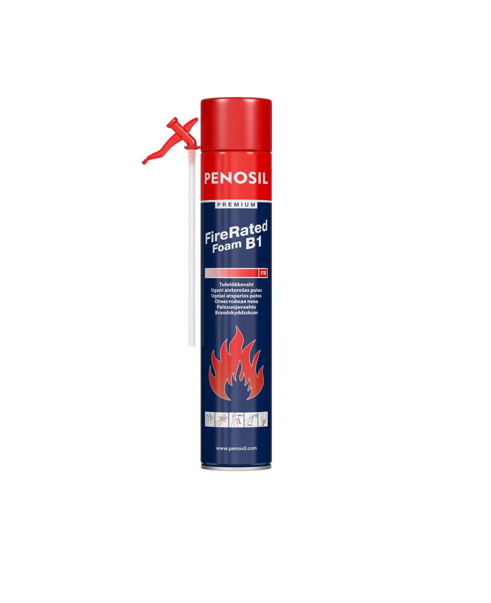 Šiaudelinės PENOSIL Premium FireRated Foam ugniai atsparios putos