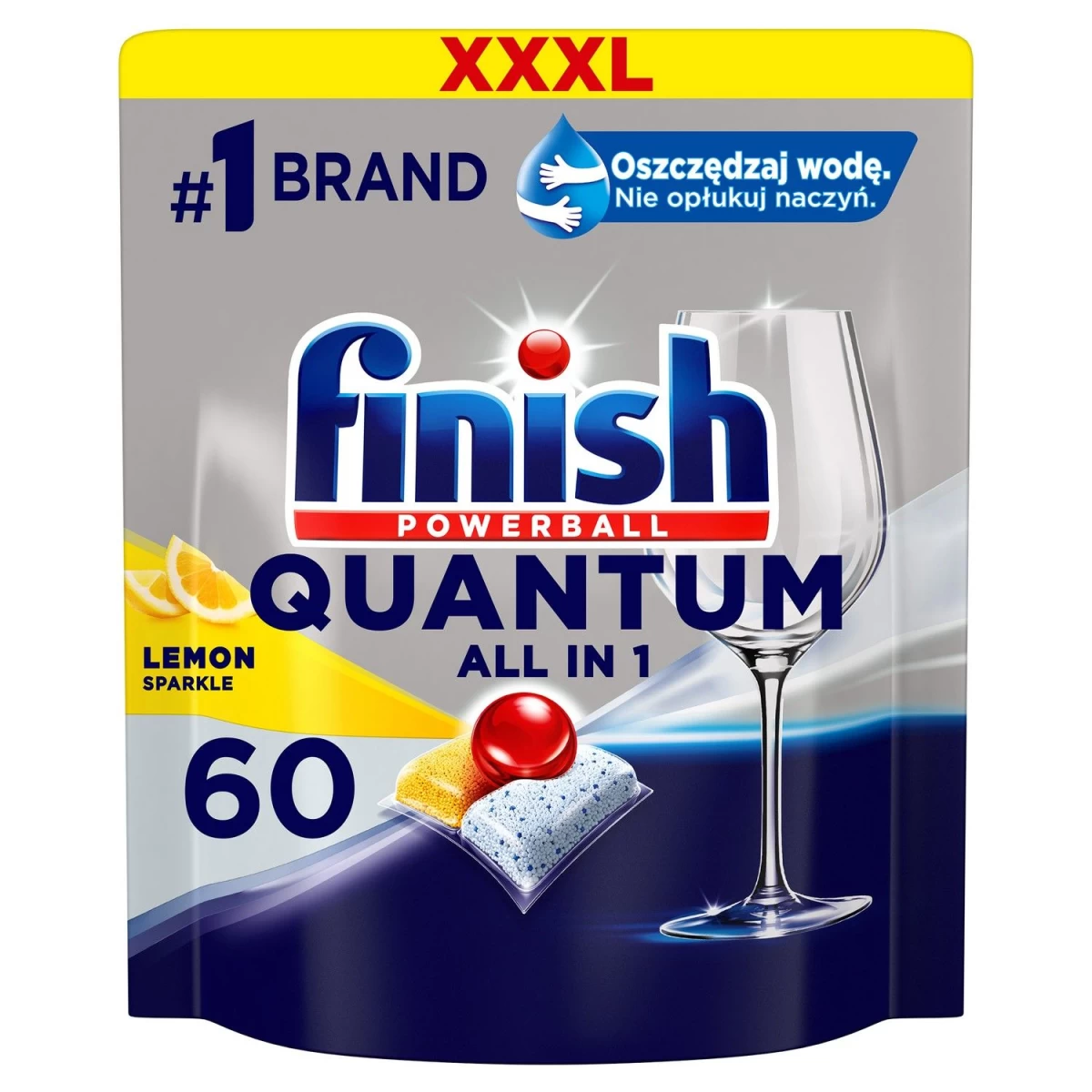 Finish Quantum All In 1 Indaplovės Kapsulės Powerball Tabletės 60 Vnt. Citrina