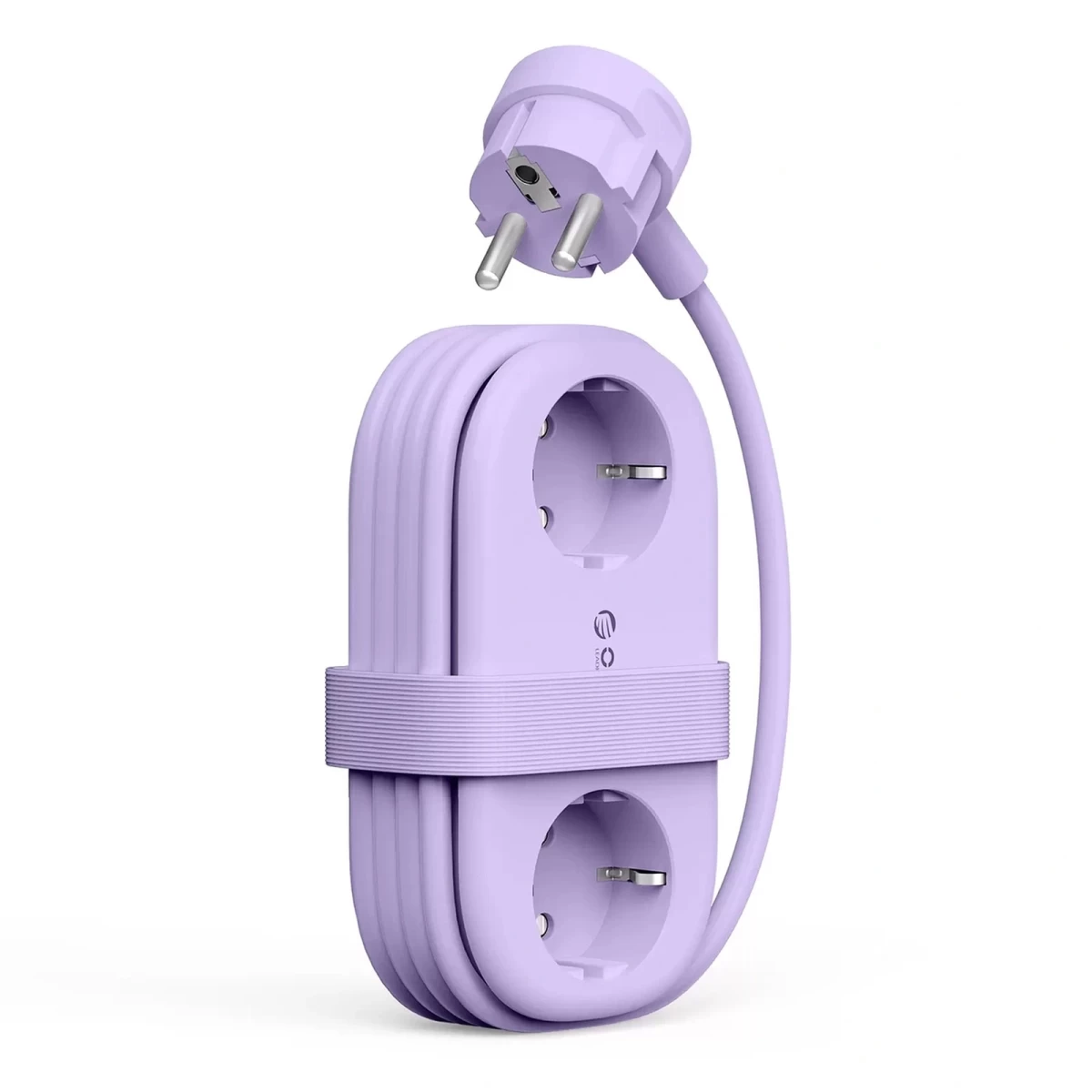 6-in-1 Maitinimo Juosta Ac Usb-a Usb-c Gan 65 W – Violetinė