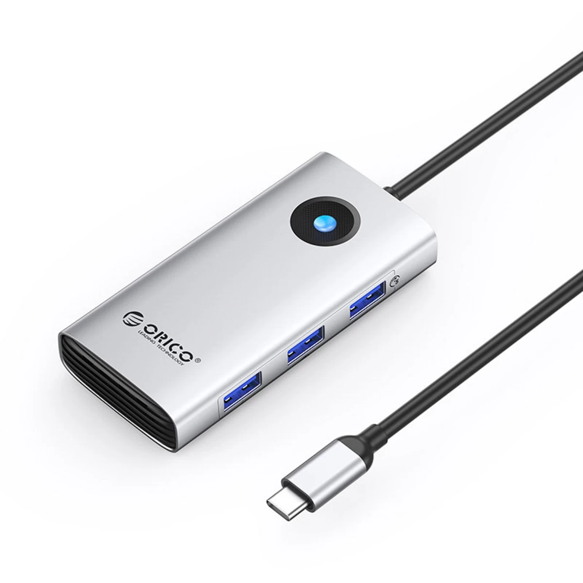 6-in-1 Usb-c – Usb-a – Usb-c – Hdmi Pd 100 W 4k 30 Hz Doko Stotis – Sidabrinė