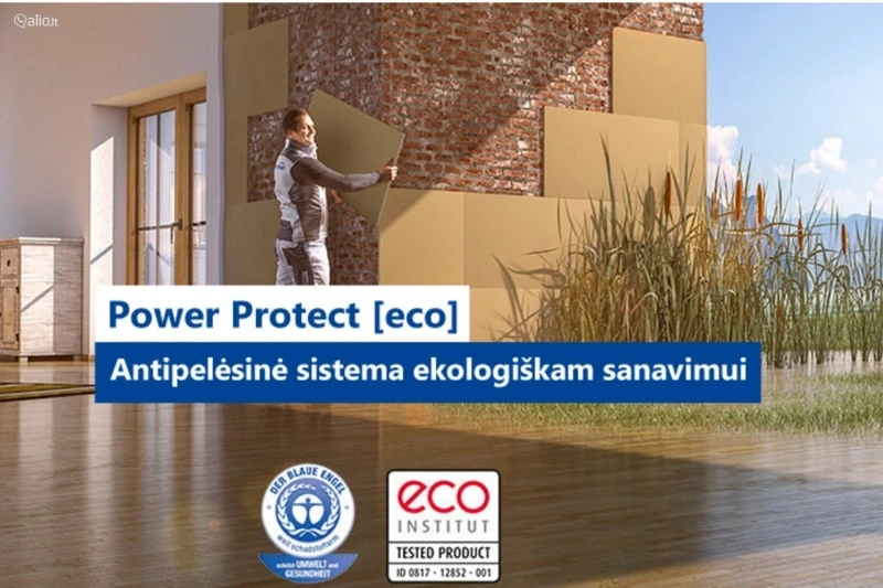 Antipelėsinė sistema - pelėsio naikinimas - Power protect