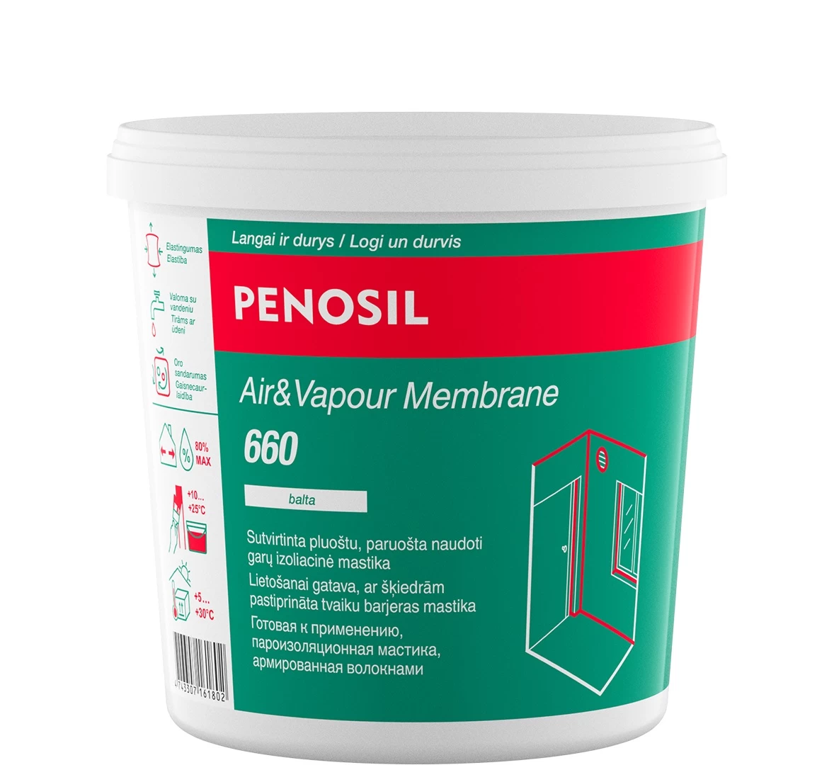 Garus izoliuojanti mastika Penosil Air&amp;Vapour Membrane 660