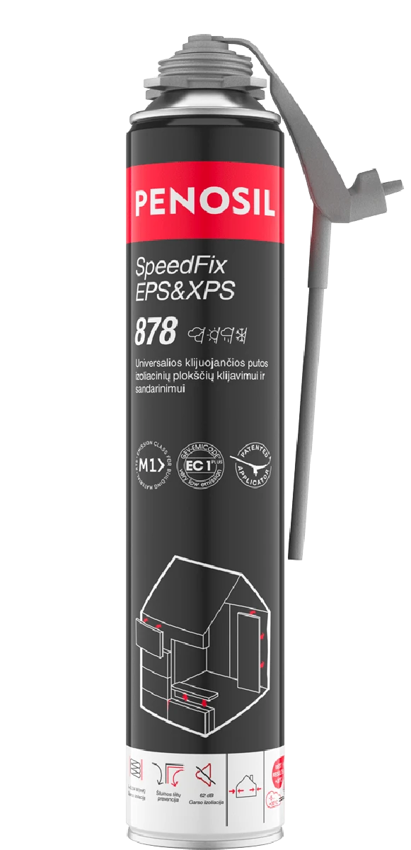 Universalios klijuojančios putos PENOSIL SpeedFix EPS&amp;XPS 878