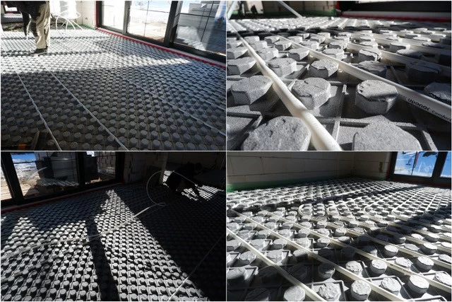 Thermofloor šildomų grindų plokštė