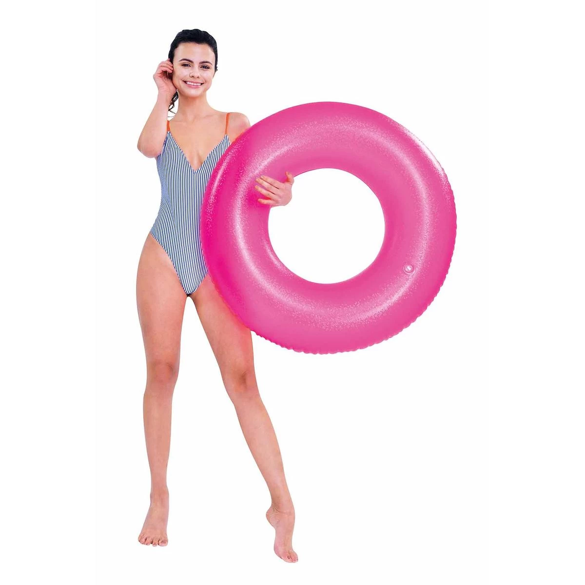 90 Cm Mozaikinis Plaukimo žiedas 37605 - Rožinis