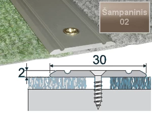 93cm 30x2 PROFILIS A02 SUJUNG. ŠAMPANINIS ***