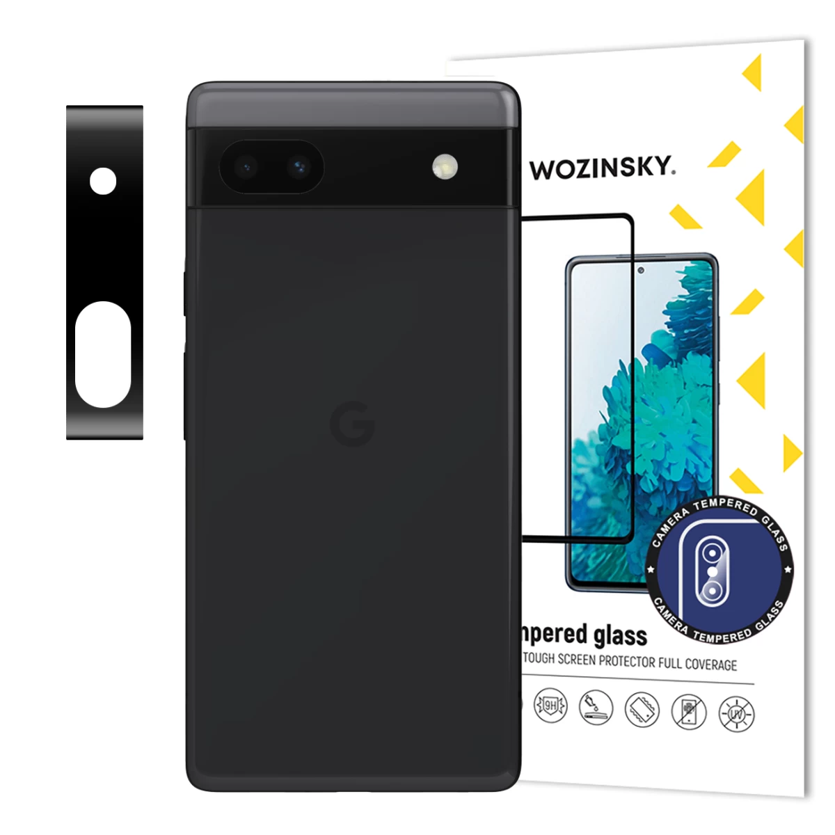 9h Grūdintas Stiklas google Pixel 6a Kameros Stiklui