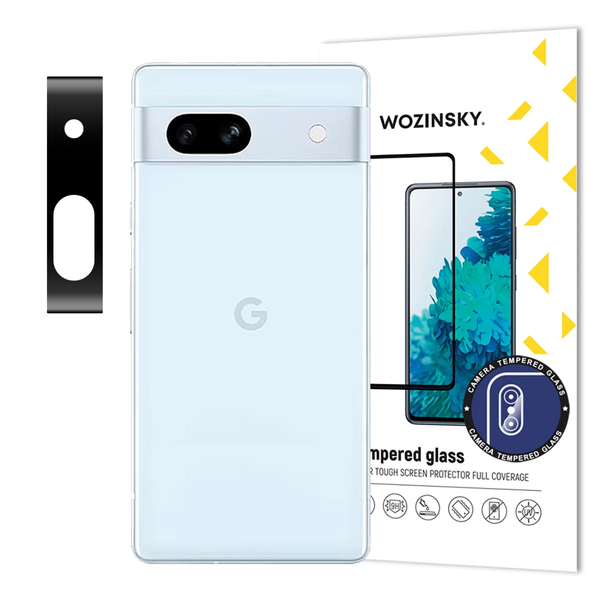 9h Grūdintas Stiklas Kamerai, Skirtas google Pixel 7a Kameros Stiklui