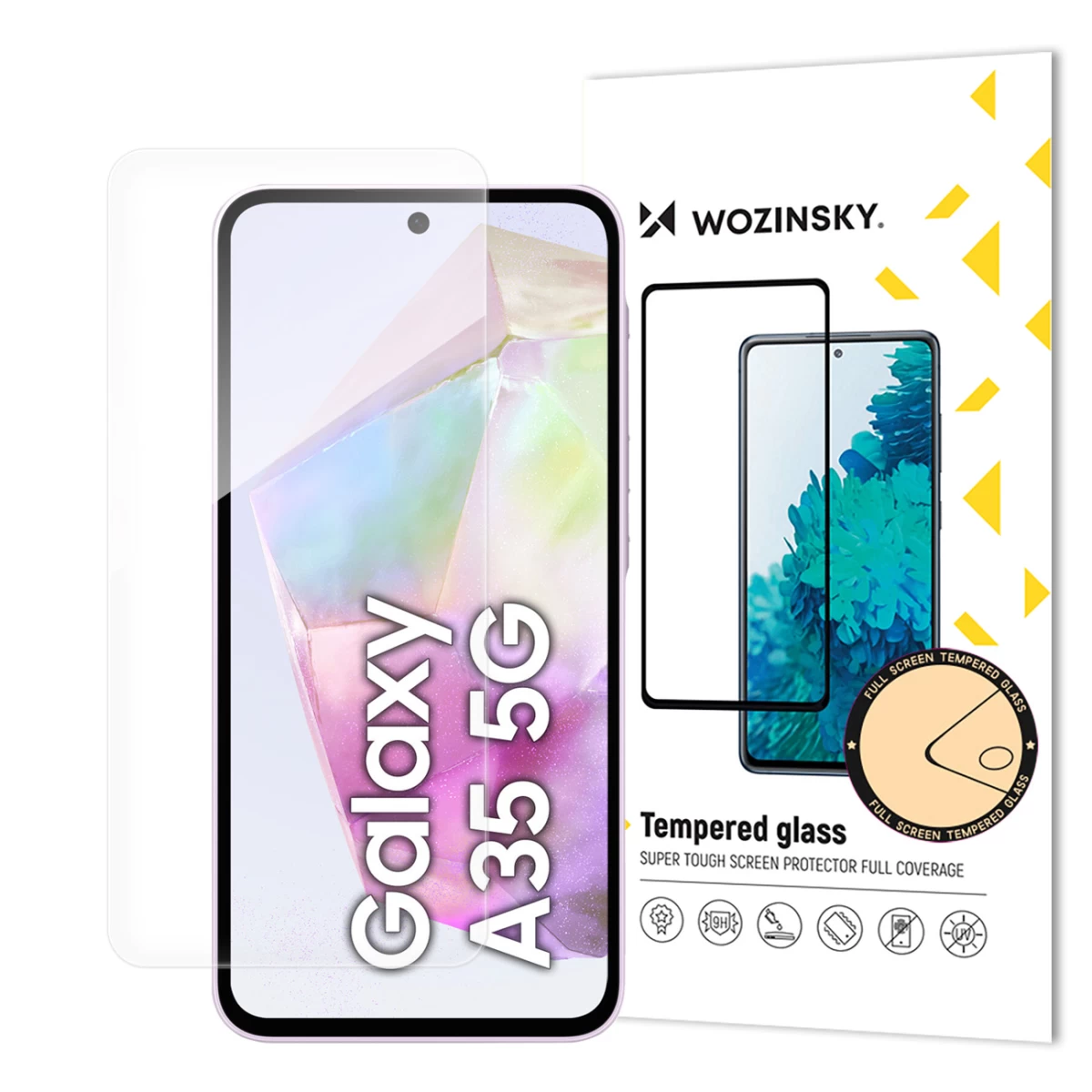 9h Grūdintas Stiklas samsung Galaxy A35 Ekranui