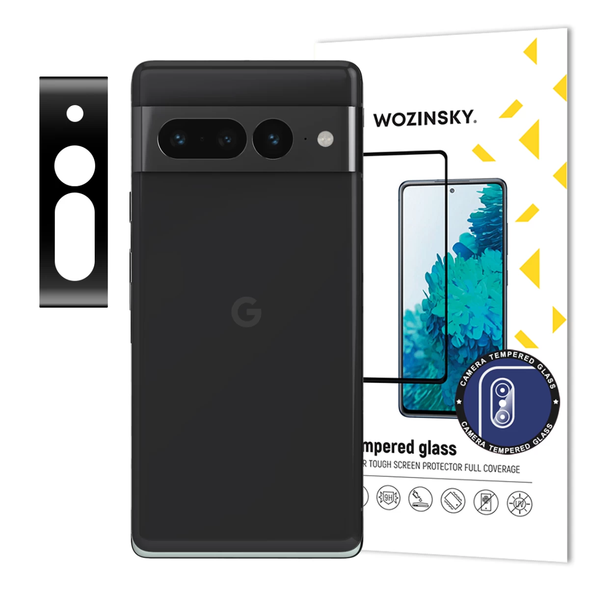 9h Grūdintas Stiklas, Skirtas google Pixel 7 Pro Full Camera Glass