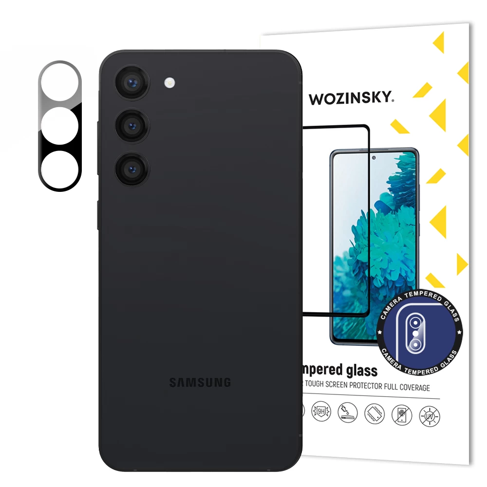 9h Grūdintas Stiklas, Skirtas samsung Galaxy S23 Pilnam Kameros Stiklui