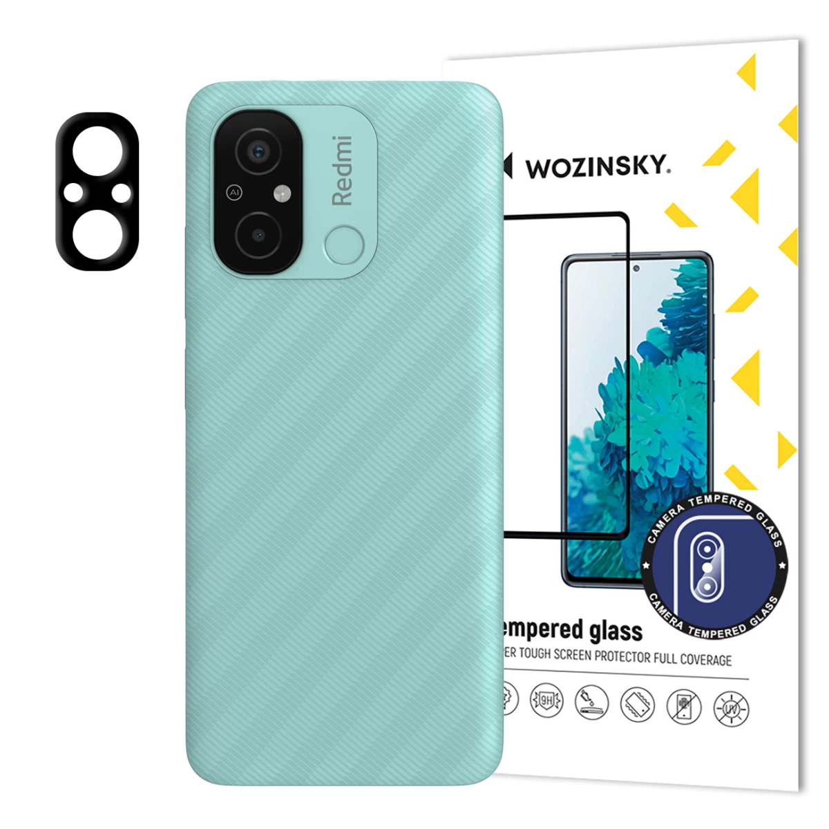 9h Grūdintas Stiklas, Skirtas xiaomi Redmi 11a / poco C55 / redmi 12c Kameros Stiklui